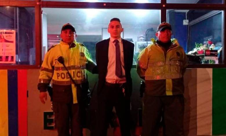 El sujeto intentó ingresar al hospital de la policía con documento falso. FOTO: CORTESÍA 