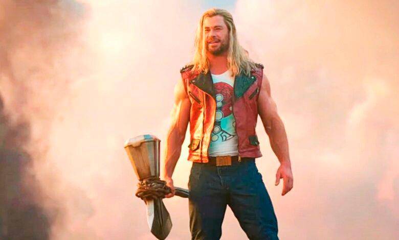 Imagen de Chris Hemworth como Thor, en la recientemente estrenada película “Thor: Amor y Trueno”. FOTO Cortesía