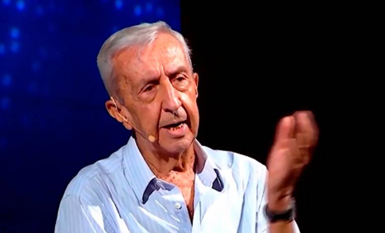 El periodista uruguayo Jorge Da Silveira murió a los 79 años, tras una gran trayectoria. FOTO PANTALLAZO