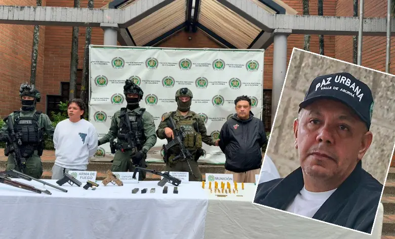 Alias “Jonás” y “Aléx Mentiras” fueron detenidos por la Policía en Antioquia; este último es familiar de Juan Carlos Mesa Vallejo (“Tom”), vocero de las bandas criminales del Valle de Aburrá.