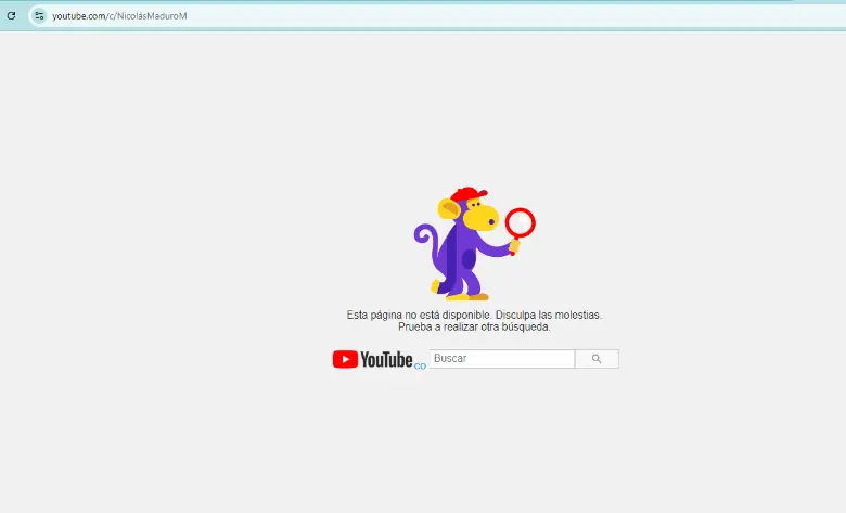 YouTube le bajó el canal a Nicolás Maduro