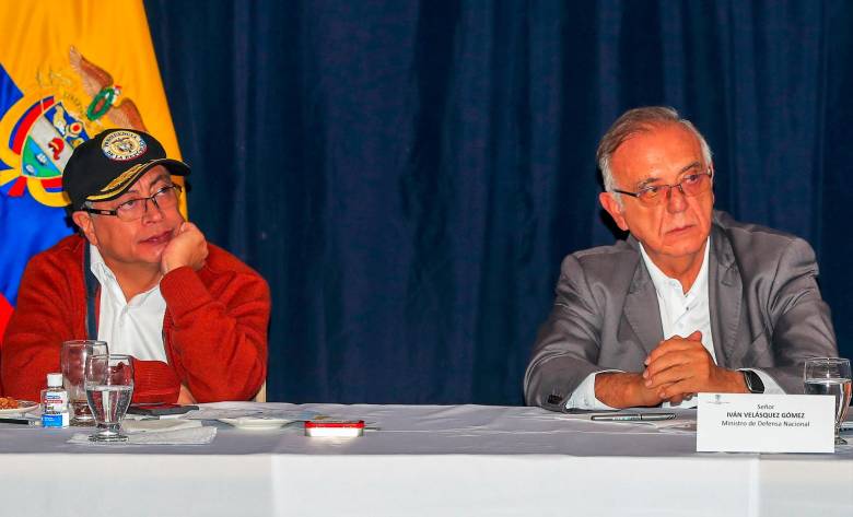 El presidente Gustavo Petro designó desde el inicio de su Gobierno a Iván Velásquez como su ministro de Defensa. Foto: Jaime Pérez Munevar