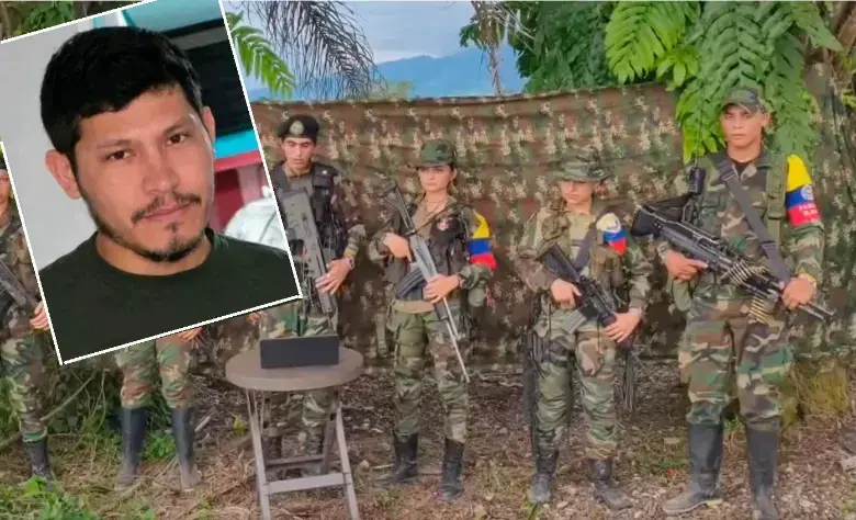 José Melo Charry es un soldado colombiano de la Legión Extranjera de Francia que estuvo secuestrado durante casi un mes por una disidencia de las FARC en Nariño. Foto: Cortesías