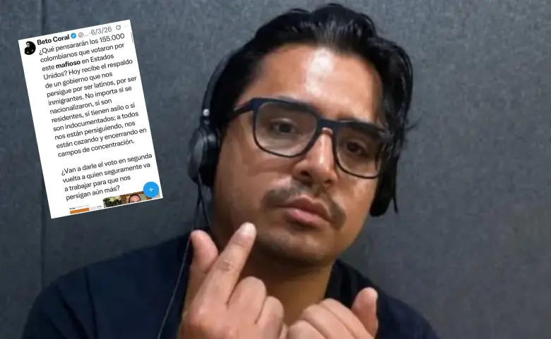 Estados Unidos vuelve a cuestionar al influencer Beto Coral. FOTO: darango_htx/X