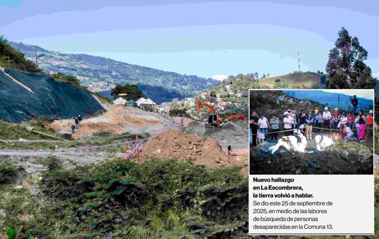 Las víctimas y mujeres buscadoras han mantenido la exigencia, desde hace más de 20 años, de que se busque a personas desaparecidas en La Escombrera. FOTOS: EL COLOMBIANO y Cortesía