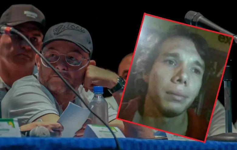 José Leonardo Muñoz Martínez (“Douglas”), y en el recuadro Juan Pablo Taborda (“Yordi”). Fotos de cortesía.