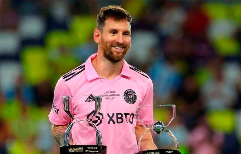 Lionel Messi completa tres partidos sin jugar. FOTO INTER MIAMI
