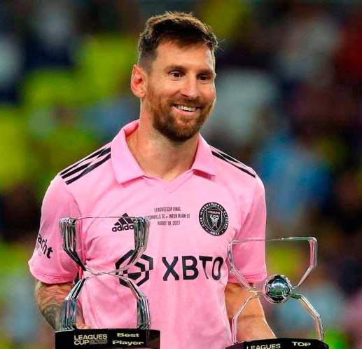 Lionel Messi completa tres partidos sin jugar. FOTO INTER MIAMI