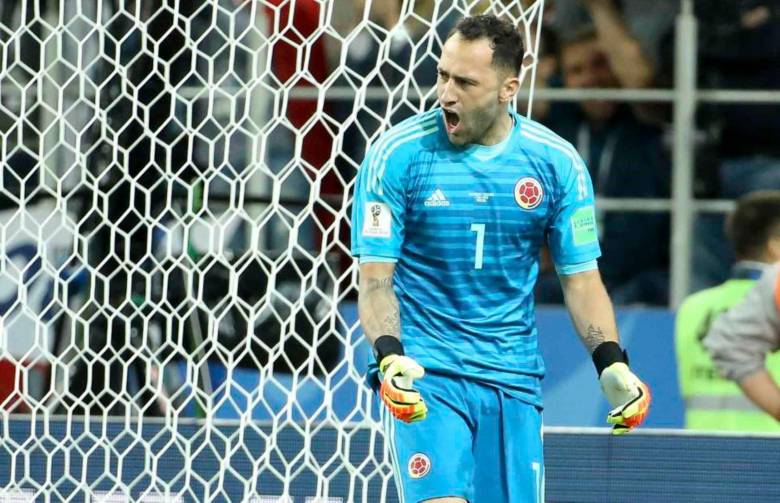 El experimentado arquero antioqueño David Ospina podría ser titular con Colombia en el duelo ante Portugal, en el cierre del Grupo K, del Mundial de Norteamérica. FOTO GETTY