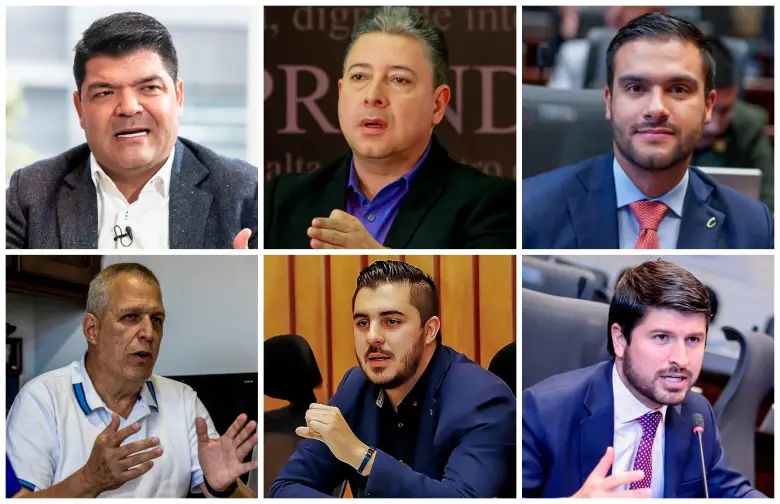 De arriba a abajo (izq. a der.): Juan Diego Gómez, Nicolás Albeiro Echeverry, Andrés Felipe Jiménez, Germán Blanco, Juan Camilo Callejas y Luis Miguel López. FOTOS EL COLOMBIANO y Cortesía