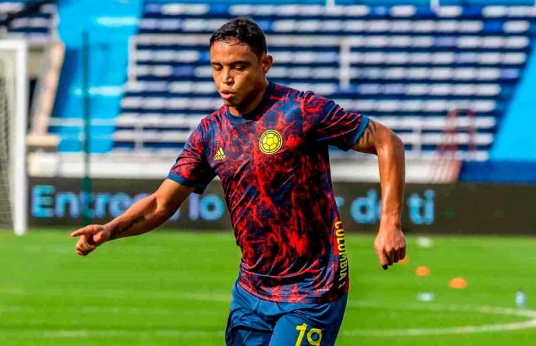 Luis Fernando Muriel, jugador que ha hecho parte de Selección Colombia, está en Barranquilla definiendo su vinculación con Junior. FOTO JUAN ANTONIO SÁNCHEZ 