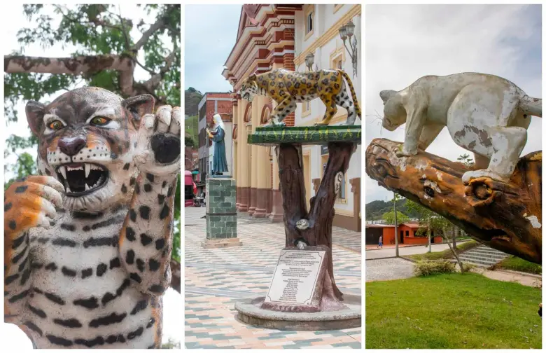 El pueblo está lleno de distintos felinos que han marcado la historia y la idiosincrasia del pueblo. FOTOS Esneyder Gutiérrez