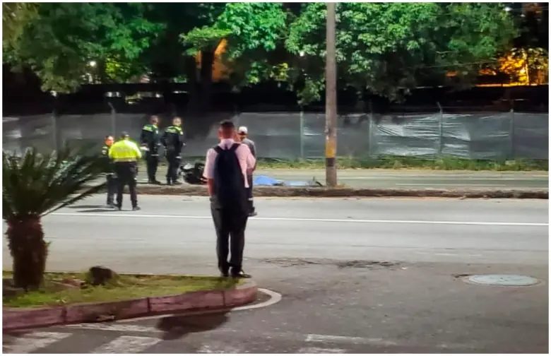 El accidente se registró en la noche de este martes 22 de julio. FOTO Cortesía Denuncias Antioquia
