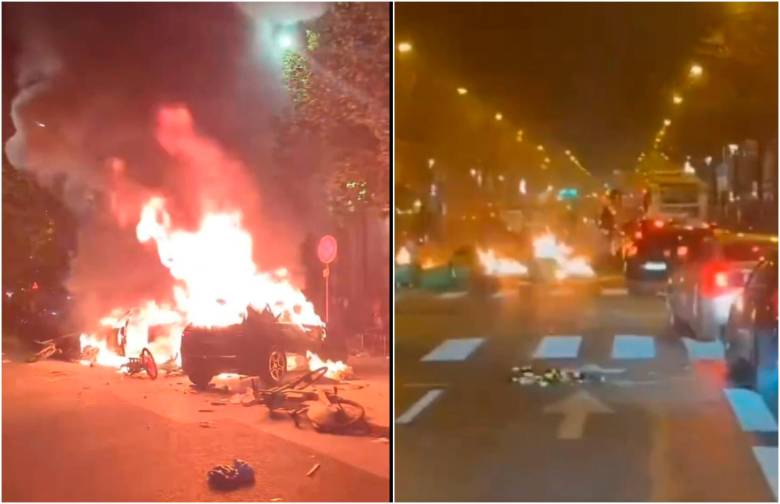 Caos en Francia por triunfo del PSG en la Champions: dos muertos, más de 500 detenidos y casi 700 incendios