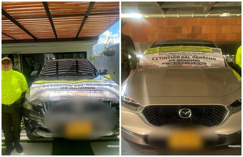 Lujosas camionetas y casas con piscina: ocupan bienes por $9.000 millones a banda que extraía oro ilícito en Antioquia