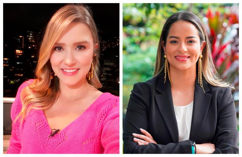Vanessa Palacio (izq.) será la nueva gerente de Telemedellín y Adriana Garnica Villalobos (der.) estará a cargo de la Secretaría de Comunicaciones. FOTOS: CORTESÍA