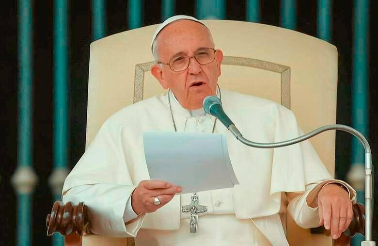 El papa Francisco no pudo dar un discurso porque se sentía muy débil por anestesia. Foto: Colprensa. 