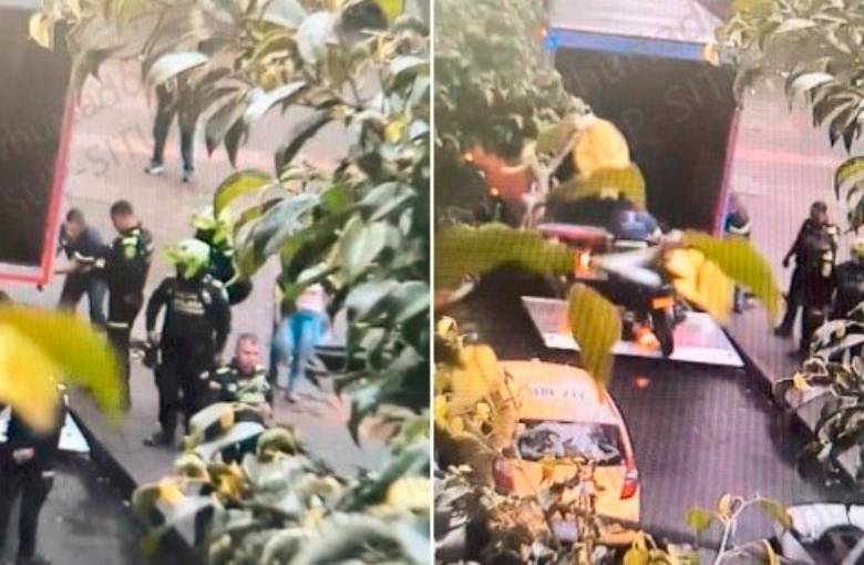 En un operativo entre la Secretaría de Seguridad de Medellín y la Policía Metropolitana se inmovilizaron ocho motocicletas que participaron en el funeral del que era llamado por la comunidad del nororiente de Medellín como el “fletero de fleteros”. FOTOS: CORTESÍA
