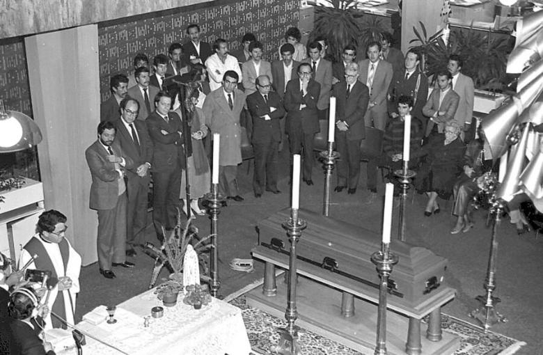 Sepelio de Guillermo Cano. FOTO: Colprensa