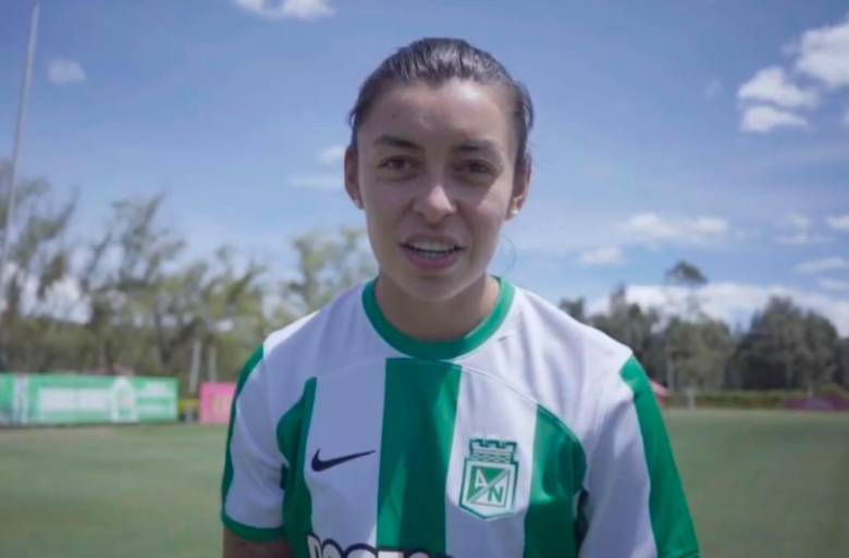 La colombiana Yoreli Rincón jugará con Atlético Nacional en la Liga Femenina y la Copa Libertadores. FOTO TOMADA PANTALLAZO 