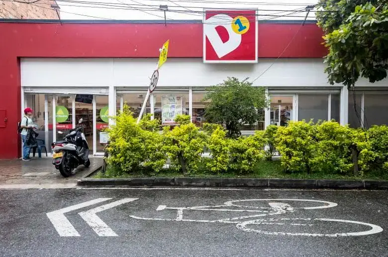 D1 cuenta con 2.400 tiendas en el país. foto EL COLOMBIANO. 