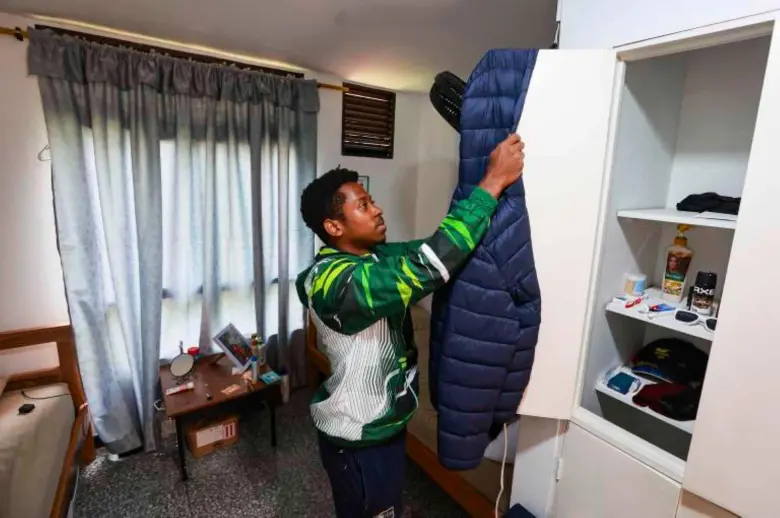 Otro atleta beneficiado en la Villa Deportiva es Déiner Guaitoto Córdoba, natural de Carepa, quien es una de las nuevas promesas de Antioquia y es apoyado también por la Fundación Mariana Pajón. FOTO MANUEL SALDARRIAGA 