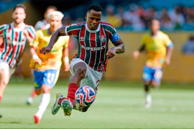 Jhon Arias durante su actuación con Fluminense en el Mundial de Clubes, avanzando hasta semifinal, donde perdieron con el Chelsea. FOTO GETTY 