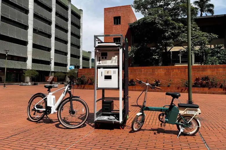 Esta es la estación móvil desarrollada en el marco del proyecto. FOTO: Cortesía UdeA