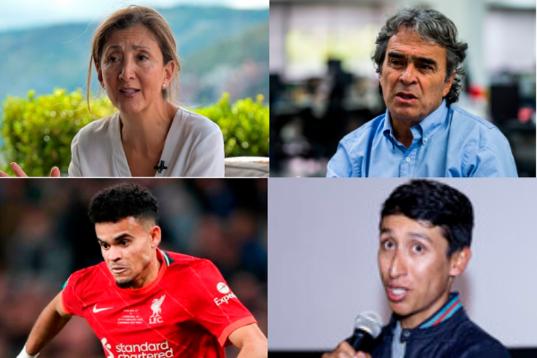 A Íngrid Betancourt, Sergio Fajardo, Luis Díaz y Egan Bernal los suplantaron en la red social Twitter y algunas publicaciones desde esos perfiles falsos se viralizaron. FOTO ARCHIVO Y GETTY