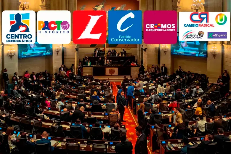 Solo 4 de los 17 representantes lograron conservar su curul. El Centro Democrático fue el partido más votado con 741.000 (32,5% de la participación), mientras el Pacto creció su votación en más de 166.000 votos y será la segunda fuerza. FOTO: EL COLOMBIANO