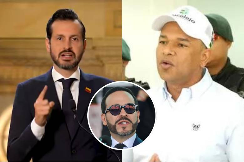 El director del Dapre, Carlos Ríos, respondió en una intervención al alcalde de Sincelejo, Yahir Acuña, tras una reunión en la que el presidente Abelardo de la Espriella cuestionó al mandatario local. Foto: Captura de video/Colprensa.
