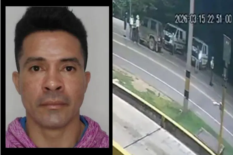 Luis Eduardo López Chavarría (“Poeta”), mando medio del frente 36, logró escapar después del doble homicidio en el peaje de Cundinamarca. FOTOS: CORTESÍA. 