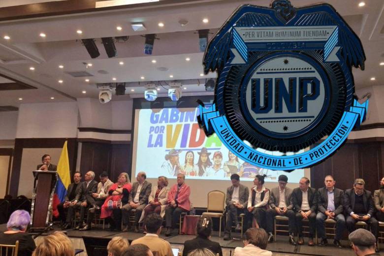 El “Gabinete” de la oposición perdería sus esquemas de seguridad asignados por la Unidad Nacional de Protección (UNP). Fotos: @petrogustavo y Colprensa