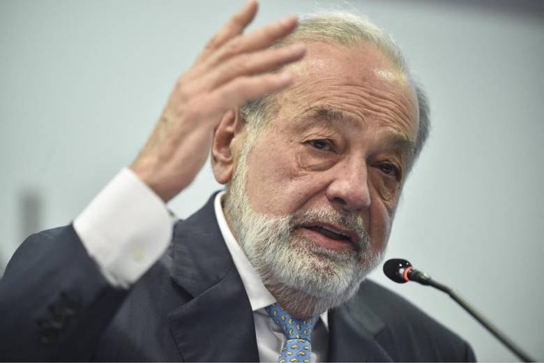 Carlos Slim, el más rico de América Latina con US$117.500 millones. FOTO: AFP