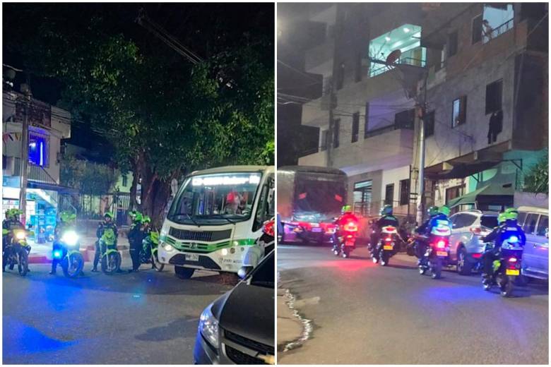 El secretario de Seguridad de Medellín dijo que ante los temores en la zona hay refuerzo policial. FOTOS Cortesía Alcaldía de Medellín