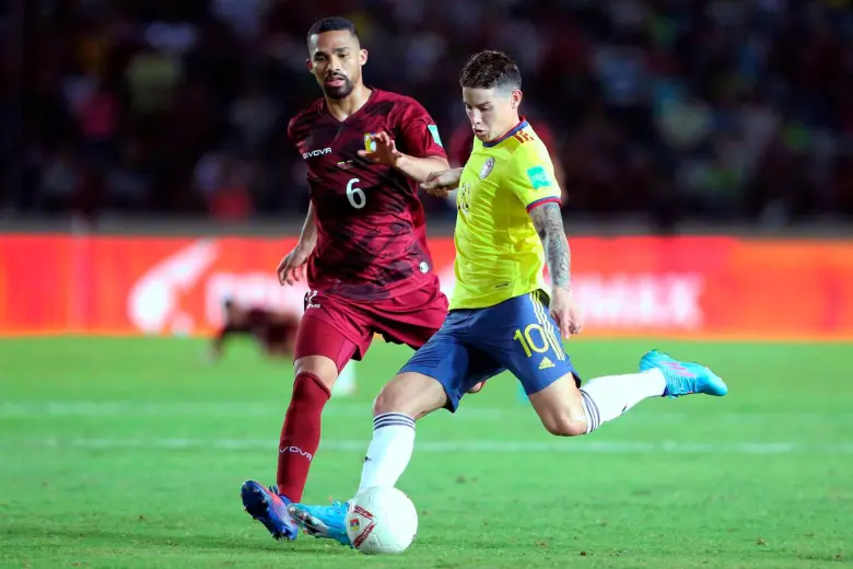 Venezuela y Colombia se miden en Maturín para el cierre de la Eliminatoria al Mundial, los dirigidos por Néstor Lorenzo clasificados buscarán cerrar con buen resultado. FOTO GETTY 