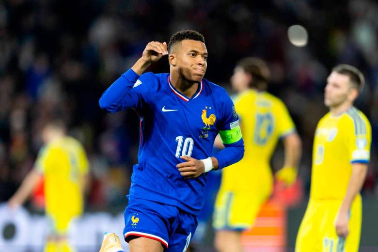 Kylian Mbappé llegó a 55 goles en 94 partidos con los Bleues, pero ahora será baja en su selección en el último partido del grupo D de las Eliminatorias europeas. FOTO: Getty