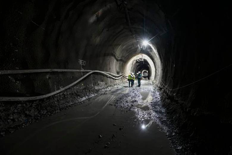 La galería de rescate es otro túnel que sirve para atender de manera rápida y segura cualquier novedad o emergencia que se presente en la infraestructura, brindando así mayor seguridad en su operación. FOTO Manuel Saldarriaga