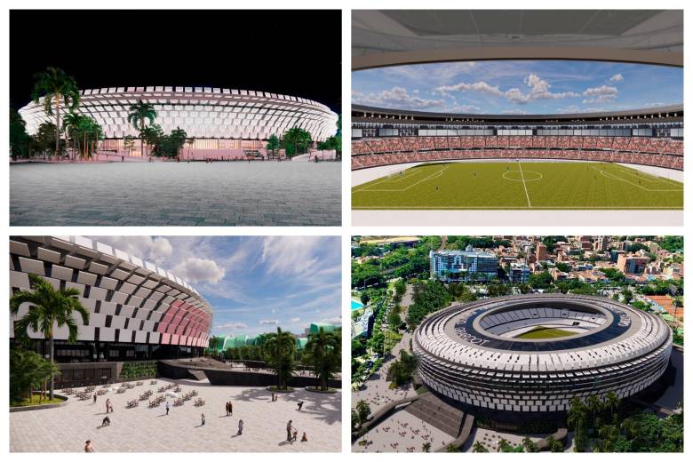 La remodelación proyectada para el estadio Atanasio Girardot sigue en pie y avanza la revisión de sus componentes. FOTOS Cortesía