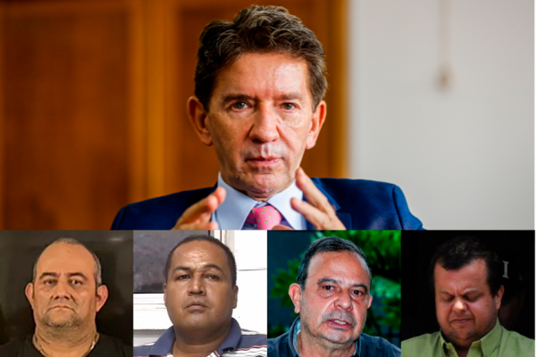 Luis Pérez negó tener cualquier relación con alias Otoniel, pero estas personas (ver foto detalle) lo han señalado. FOTO JAIME PÉREZ