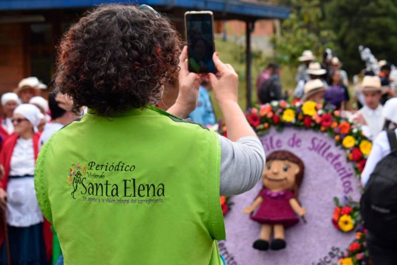 Viviendo Santa Elena es uno de los medios comunitarios con mayor trayectoria en la ciudad. Su fundadora y directora cree que es clave tener legitimidad y un norte en las comunidades del corregimiento. FOTO Cortesía