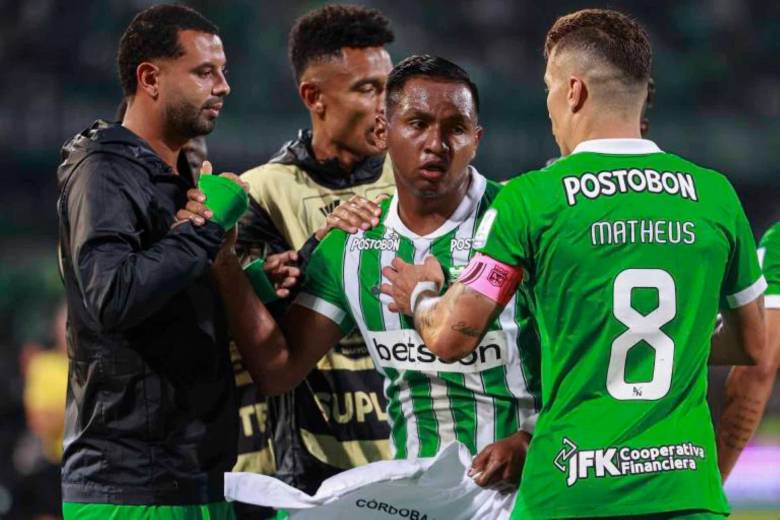 Atlético Nacional recibe en el Atanasio Girardot a Millonarios, para el duelo único por Copa Sudamericana, en el clásico entre verdes y azules. FOTO MANUEL SALDARRIAGA