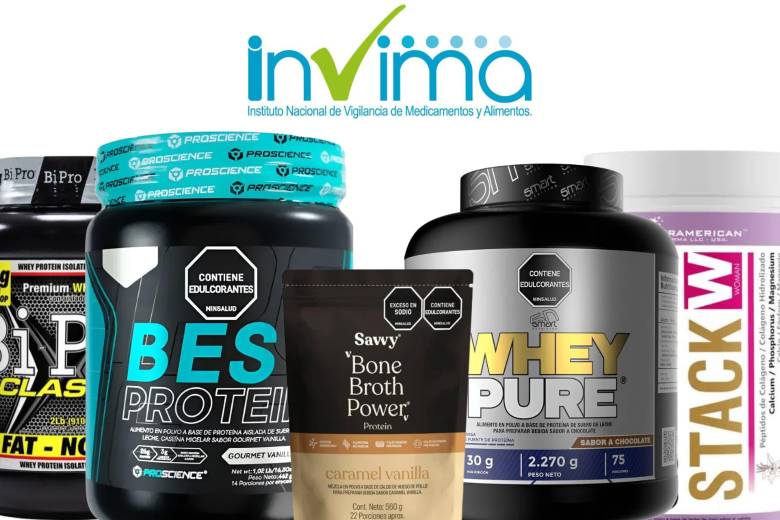 Invima mantiene vigilancia sobre más de 40 productos incluidos en la alerta No. 267-2026 por promocionarse como suplementos deportivos sin aval. Foto: Invima
