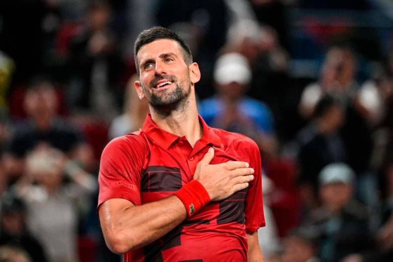 Novak Djokovic ligó su primera derrota en 2025, y se despidió del torneo ATP-250 de Brisbane. FOTO TOMADA @DjokerNole