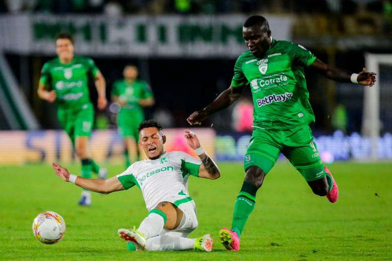 Atlético Nacional perdió en su visita a La Equidad, y sigue en los últimos lugares de la tabla. FOTO CORTESÍA COLPRENSA 