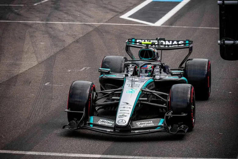El piloto italiano Kimi Antonelli (Mercedes) logró la pole position para el Gran Premio de Bélgica, este domingo. FOTO GETTY 