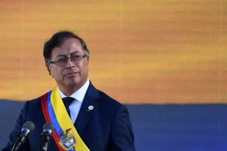 Posesión presidencial de Gustavo Petro el 7 de agosto de 2022. FOTO: AFP