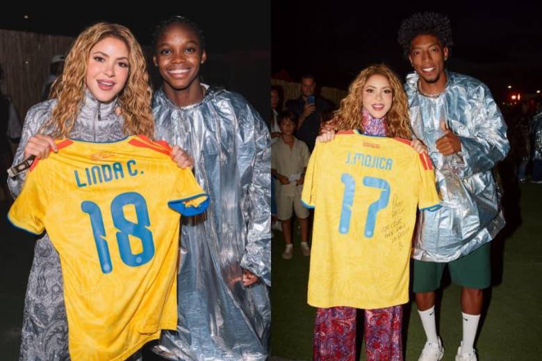 Linda Caicedo y Johan Mojica asistieron a los conciertos de este fin de semana de Shakira en Madrid, España. FOTO: Tomada de @linda_caicedo11 y @johanmojica en Instagram.
