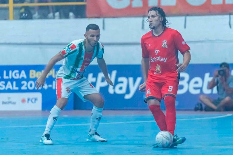 Los clubes Sabaneros de Sincelejo y La Dorada de Caldas disputaron la final de la Liga BetPlay de Futsal, en la que los primeros se coronaron campeones. FOTO CORTESÍA FCF