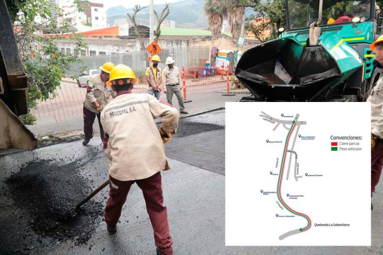 Los trabajos de repavimentación se ejecutarán entre el 2 y el 20 de septiembre de este año. FOTOS Cortesía EPM